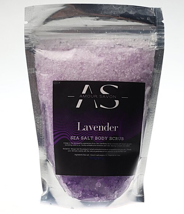 Lavender Sea Salt Body Scrub