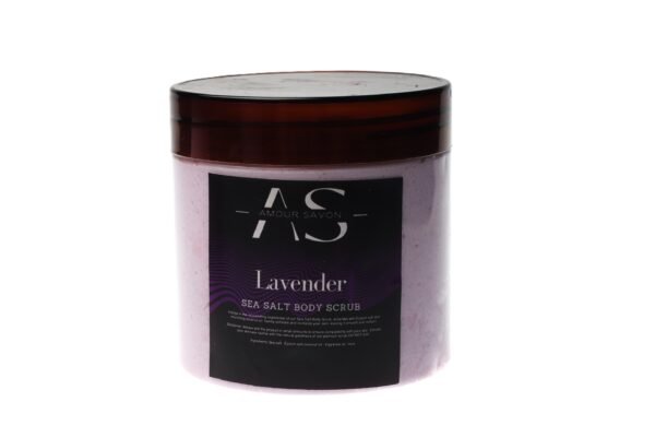 Sea Salt, Epsom Salt & Lavender Shea Butter Ice Cream Body Scrub