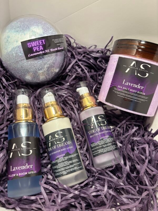Amour Savon Spa Lavender Set