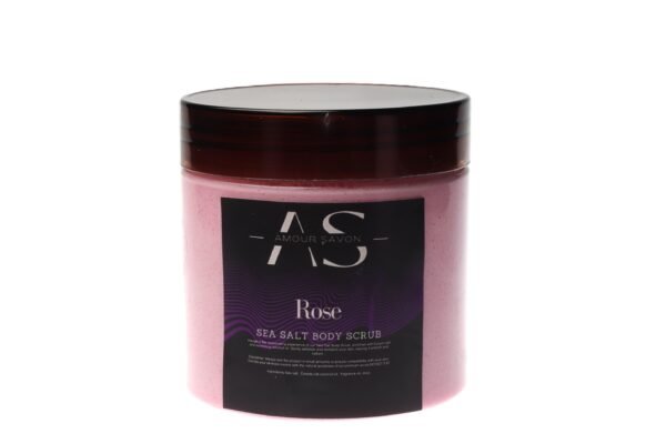 Rose Sea Salt Shea Butter Ice Cream Body Scrub
