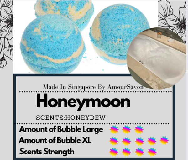 a blue and yellow bath bombs