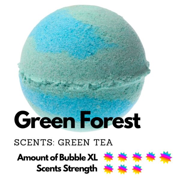 Green Forest - Green Tea Bath Bomb (Limited Edition) - Image 4