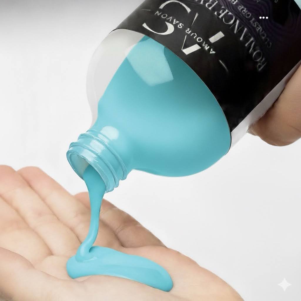 Bath Bomb lot's of bubble , made in singapore Romance By The Sea - Vanilla & Geranium Body Wash - Image 3